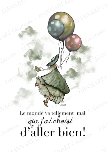 Le monde va mal – illustration HANNART