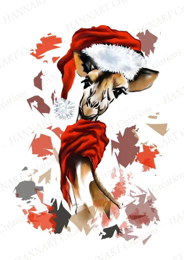 Melle Lola en Noël – illustration HANNART