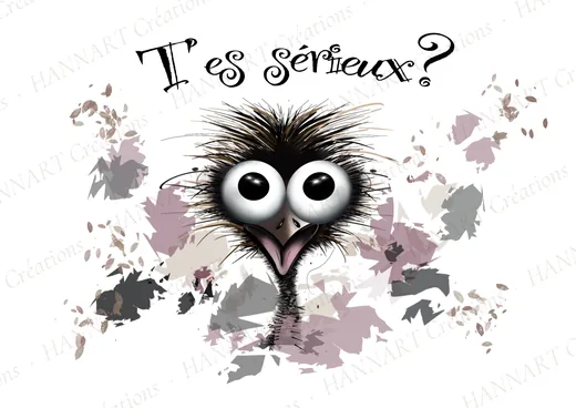 T'es serieux? – illustration HANNART