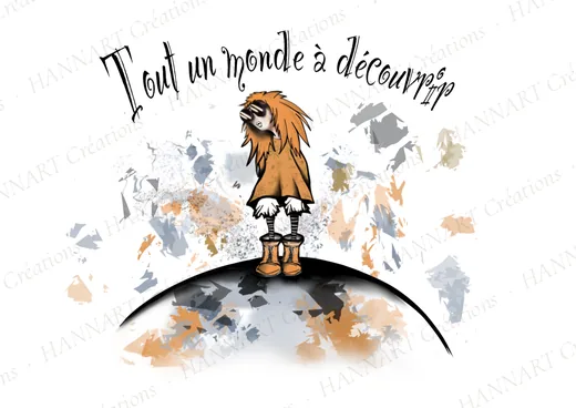 Tout un monde à découvrir – illustration HANNART