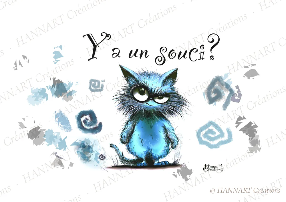 Y'a un soucis ? – illustration HANNART Créations