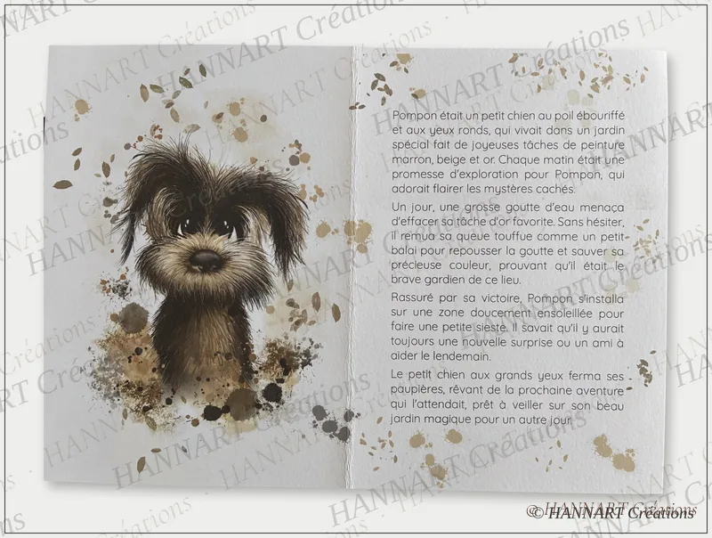 Une histoire ouverte : Pompon le petit chien